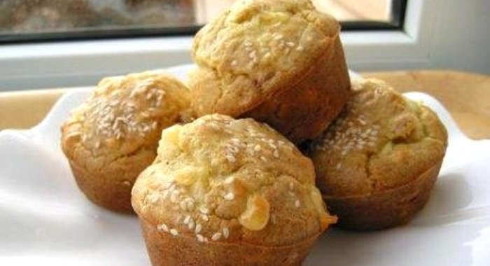 Маффины с сыром и ветчиной