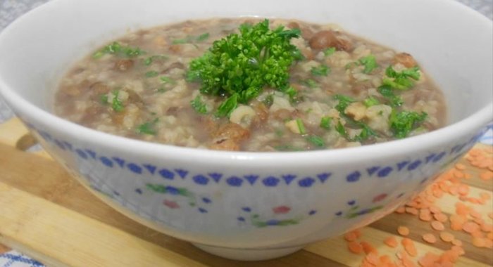 Армянский суп Воспнапур в мультиварке