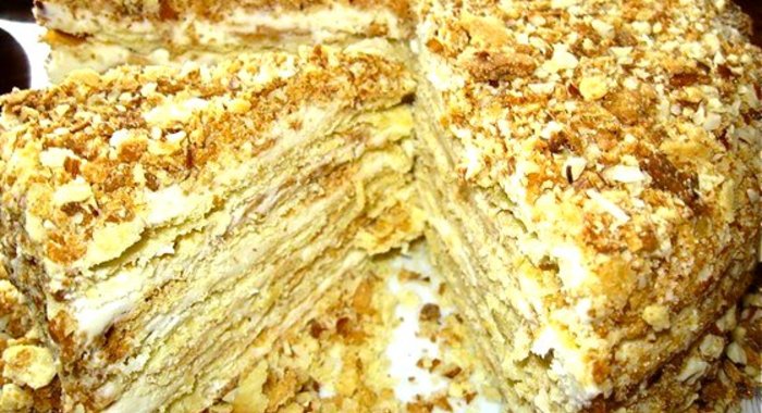 Традиционный торт «Наполеон»