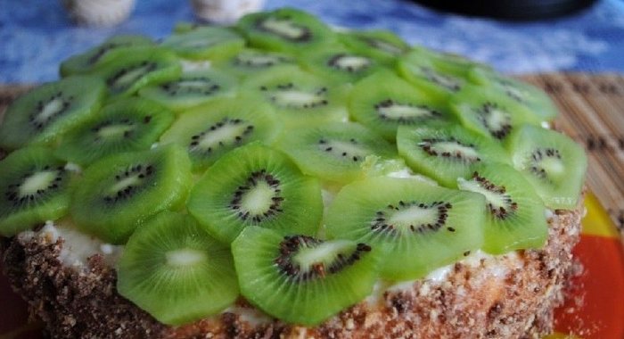 Бисквитный торт в мультиварке