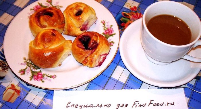 Вишневые розочки