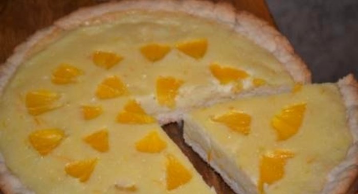 Заливной апельсиновый пирог