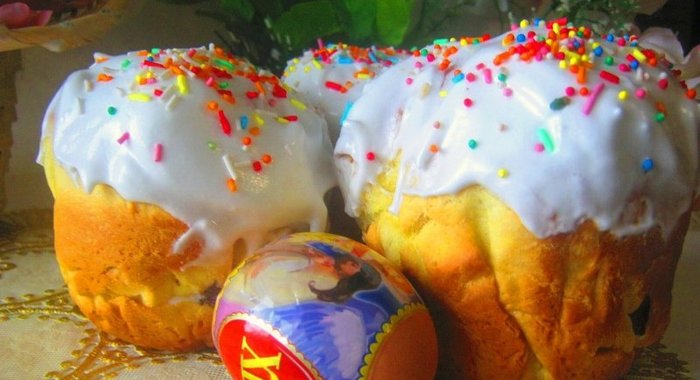 Сливочный кулич