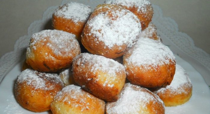 Творожные пончики