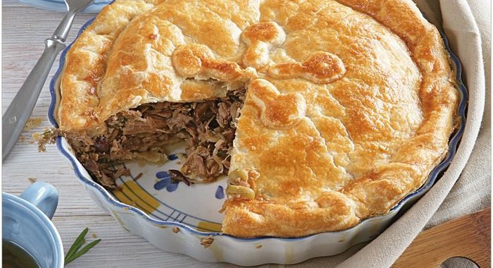 Утиный пирог с эстрагоном