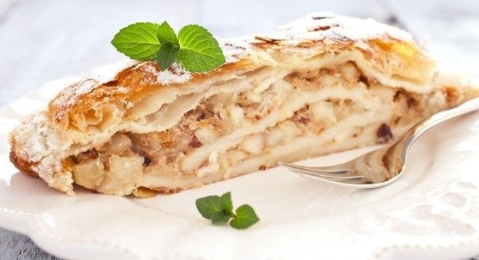 Венский яблочный штрудель