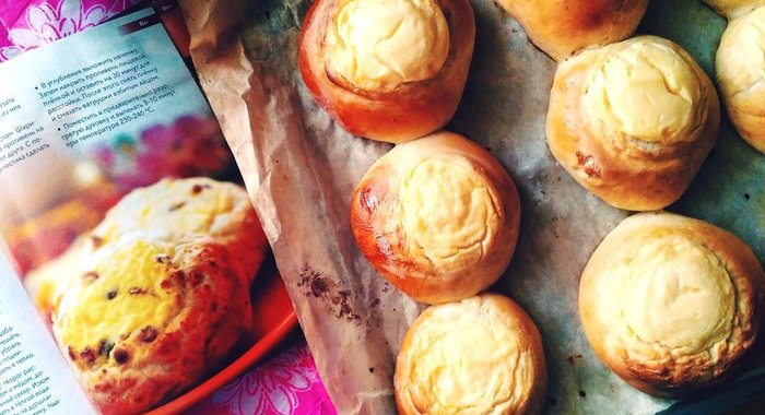 Ватрушки из дрожжевого теста