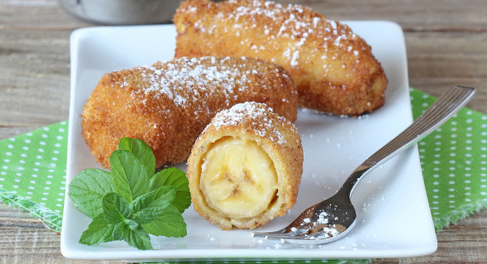 Бананы в кляре