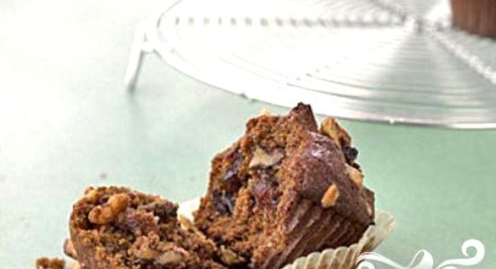 Маффины с финиками и орехами
