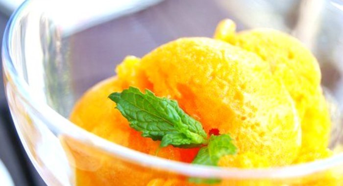 Персиково-лаймовый шербет