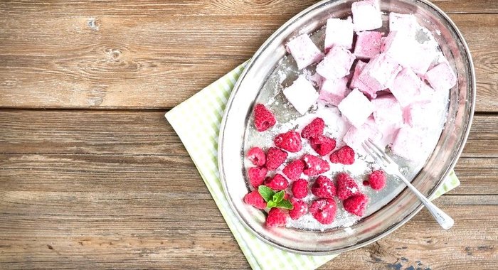 Домашняя розовая пастила