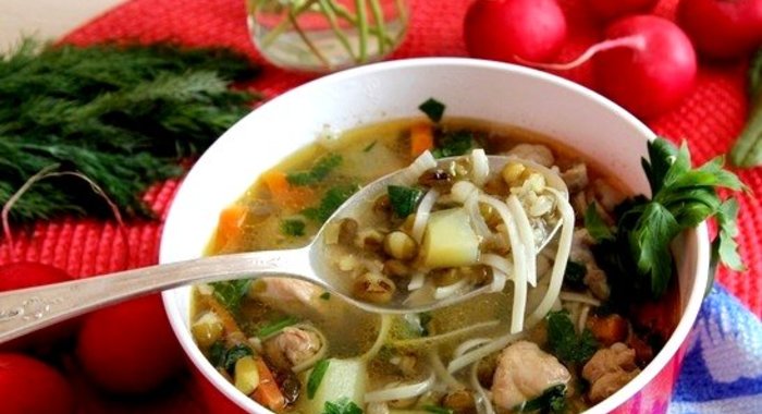 Суп с машем