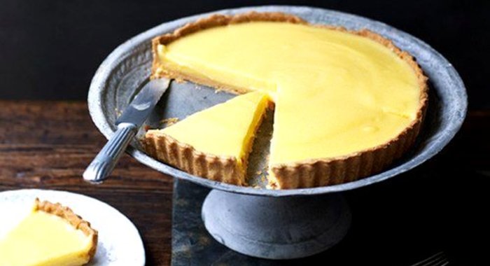 Французский лимонный заварной тарт