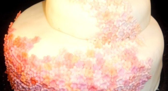 Торт на рубиновую свадьбу