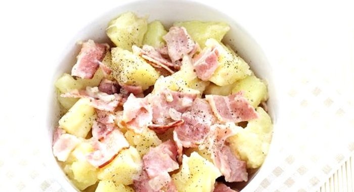 Салат из картофеля без майонеза