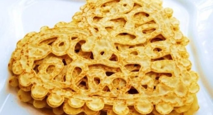 Сердечно-блинный торт для ВЛЮБЛЕННЫХ