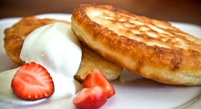 Оладушки на сыворотке