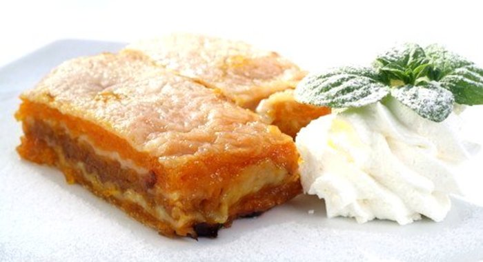 Тыквенный торт с апельсиново-сливочной глазурью