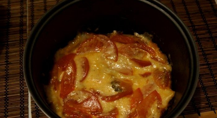 Пирог с моцареллой