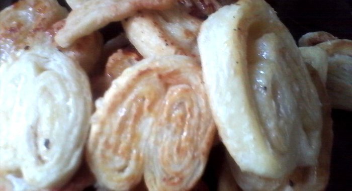 Быстрые слойки с сахаром