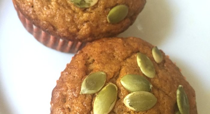 Тыквенные маффины с семечками