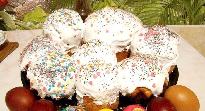 Сдобные куличи