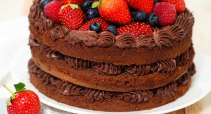 Шоколадный торт «ЯГОДНАЯ ПОЛЯНА В ЛЕСУ ПРИФРОНТОВОМ»