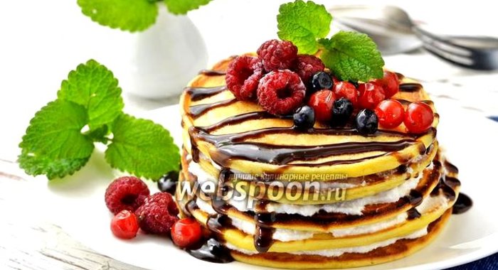 Торт из панкейков