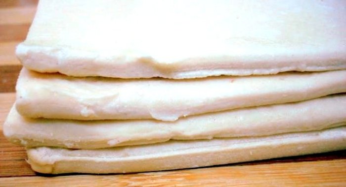 Слоёное тесто домашнее