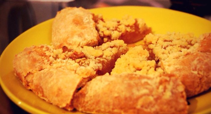 Яблочная галета с крошкой