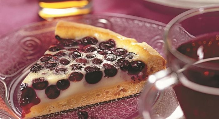 Черничный пирог