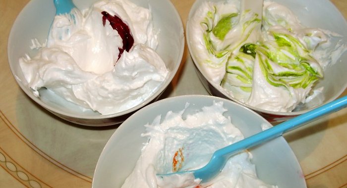 Белковый крем для торта