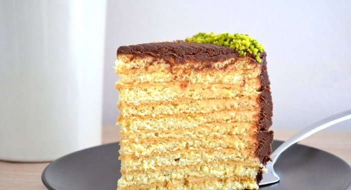 Медовый пирог со сметанным кремом