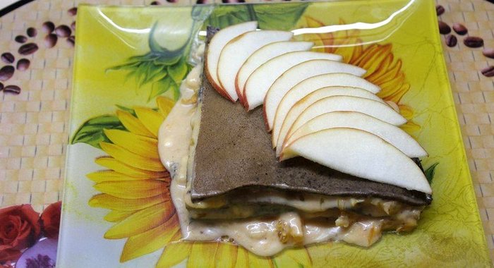 Блинный шоколадный торт