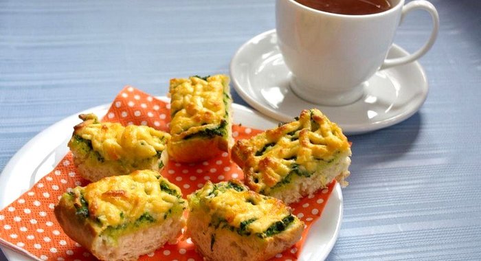 Оригинальный багет с сыром