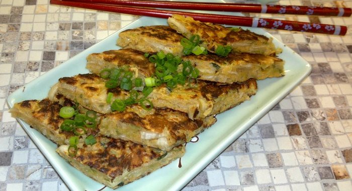 Оладья из кимчи (Kimchi Jun)