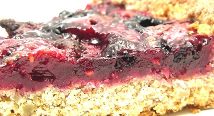 Быстрый пирог с ягодами