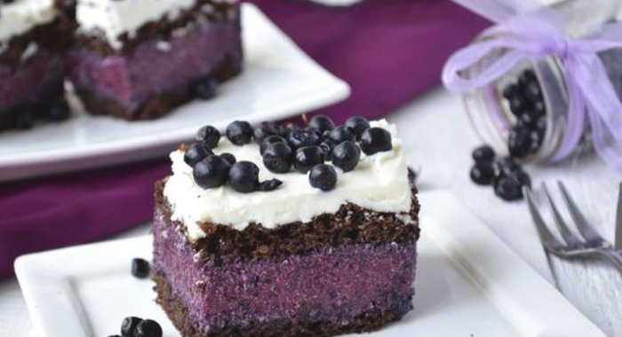 Черничный торт