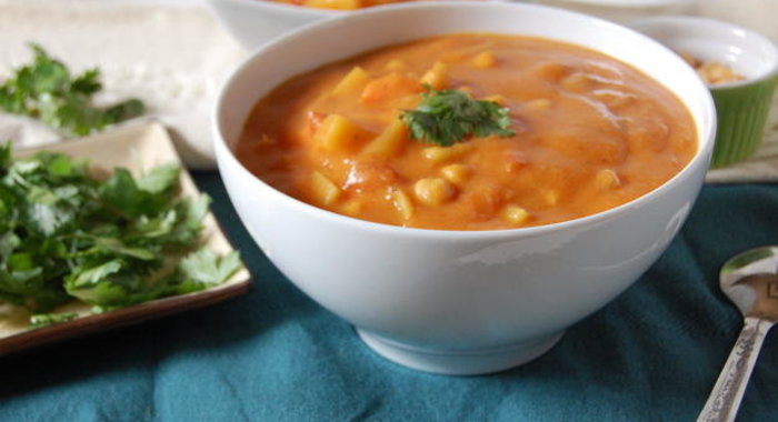 Марокканский суп с нутом