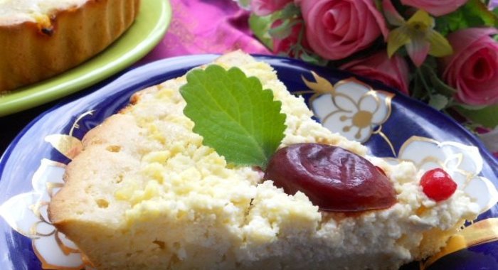 Пирог с творогом