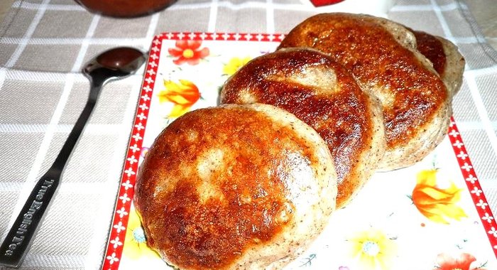 Оладушки с льняной мукой