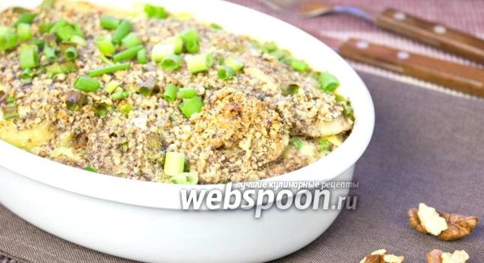 Испанская тортилья с копчёной грудинкой