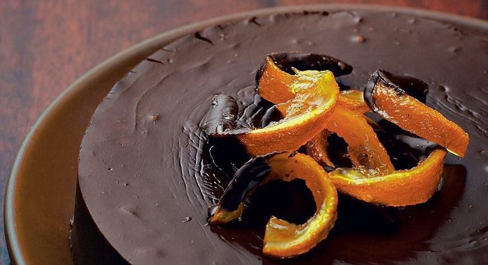 Шоколадно-апельсиновый торт