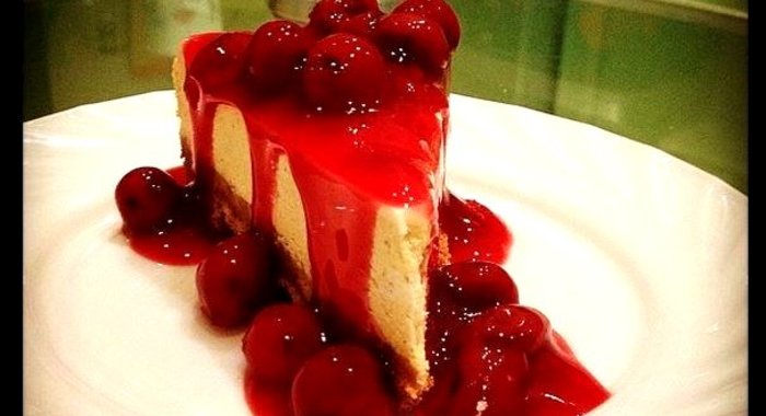 Чизкейк из творога и сметаны