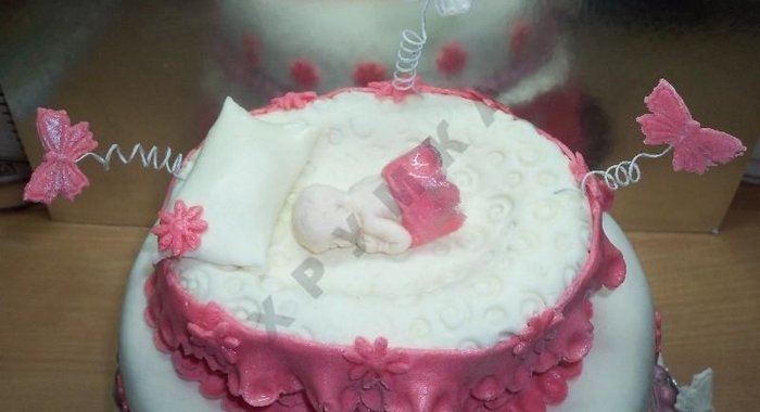 Торт Младенец из мастики