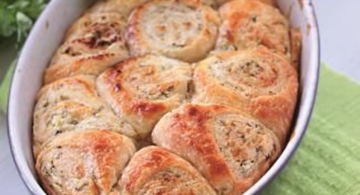 Пирог «сырные булочки»