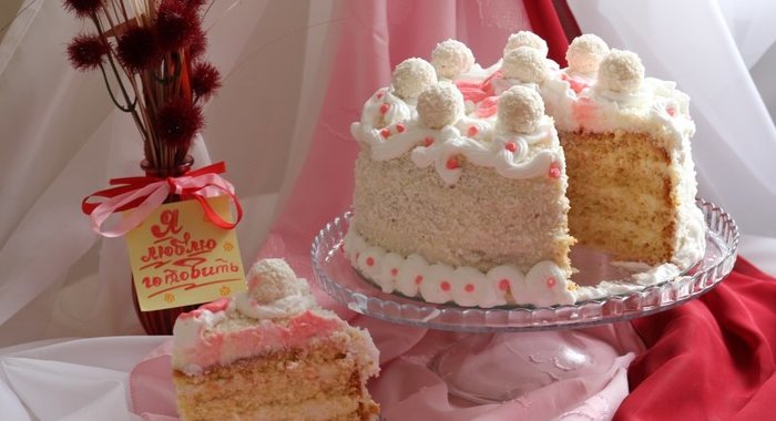 Кокосовый торт