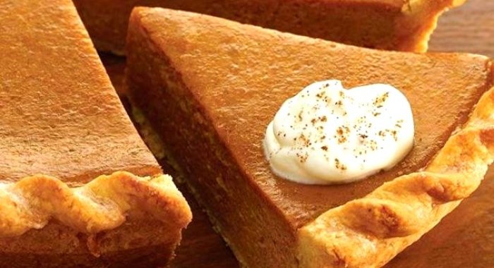 Тыквенный пирог со сгущенкой