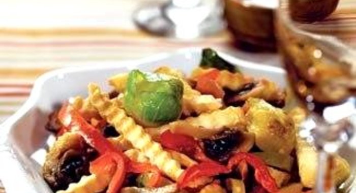 Картофельный салат с грибами