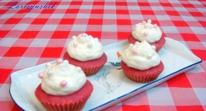 Капкейк Красная вишня